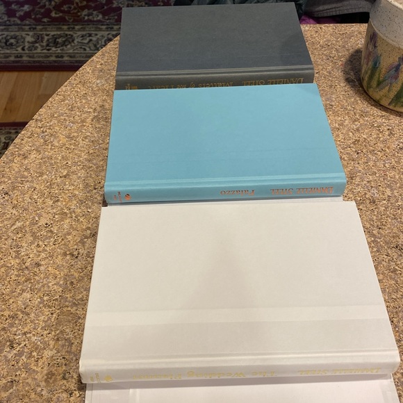 3 Danielle Steel Hardcover Books Wedding Planner Palazzo Matters of the Heart - Picture 14 of 16
